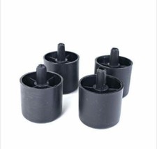 8 x 40mm Black plastic glides