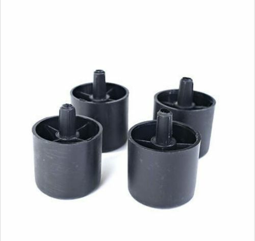 40mm black plastic - 8, glides