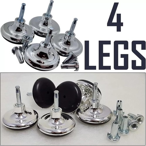 Feet glides castors chrome - feet,
