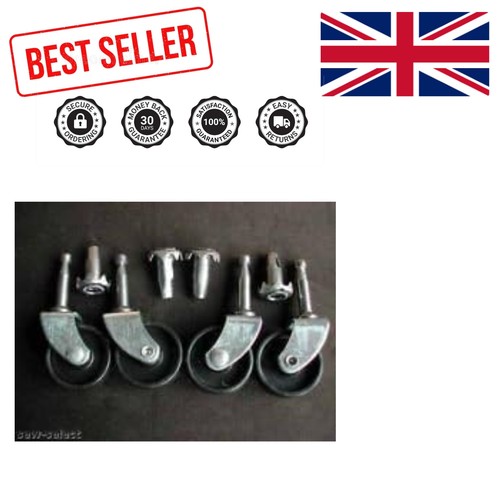 Metal swivel bed castors - 4,